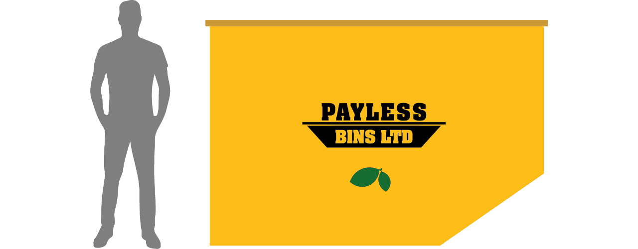 6 Cubic Metre Green Waste Bin